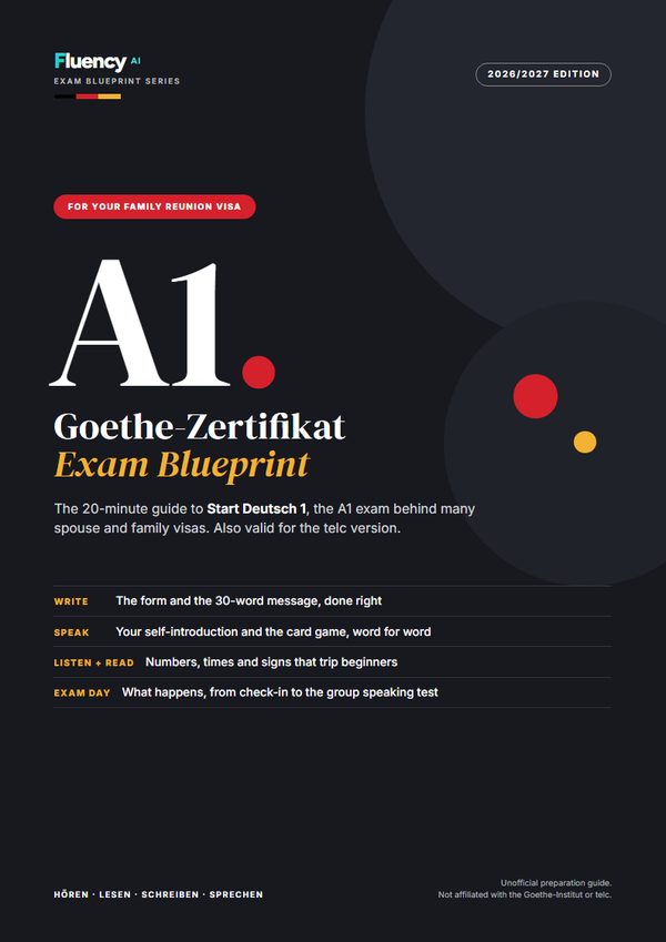 Goethe-Zertifikat A1 cover
